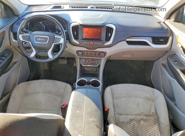 3GKALMEV8LL247589 2020 GMC TERRAIN Gray Вид панелі приладів