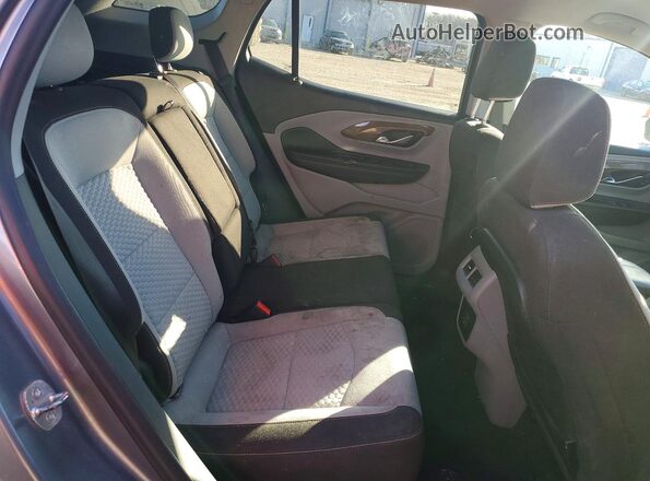 3GKALMEV8LL247589 2020 GMC TERRAIN Gray Вид задньої частини салону