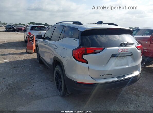 3GKALMEV8LL327541 2020 GMC TERRAIN Silver Հետևի ձախ