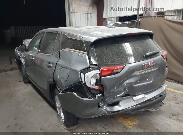 3GKALMEV8LL329127 2020 GMC TERRAIN Gray Trasero izquierdo