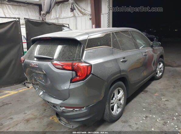 3GKALMEV8LL329127 2020 GMC TERRAIN Gray Trasero derecho