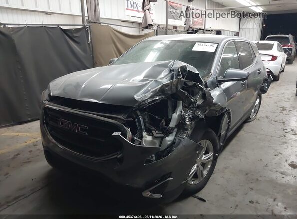 3GKALMEV8LL329127 2020 GMC TERRAIN Gray Vista tres cuartos delantera izquierda