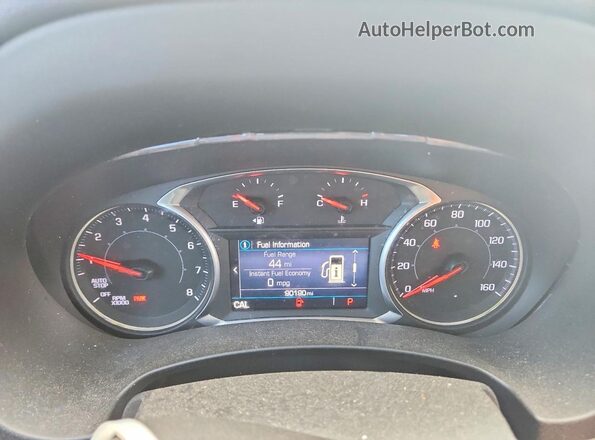 3GKALMEV8ML356247 2021 GMC TERRAIN White Vista del cuadro de instrumentos