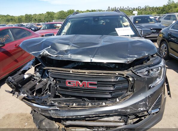 3GKALMEV8ML372870 2021 GMC TERRAIN Gray Вид щитка приладів
