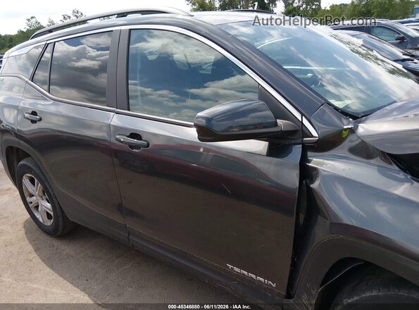 3GKALMEV8ML372870 2021 GMC TERRAIN Gray Вид задньої частини салону