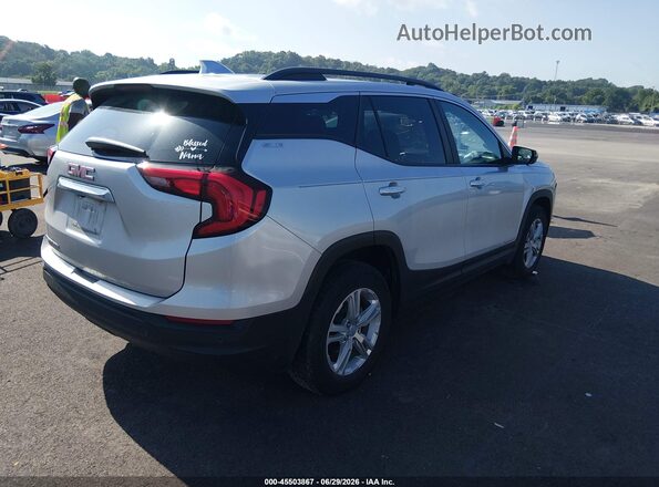 3GKALMEV8ML402269 2021 GMC TERRAIN Silver Rear right