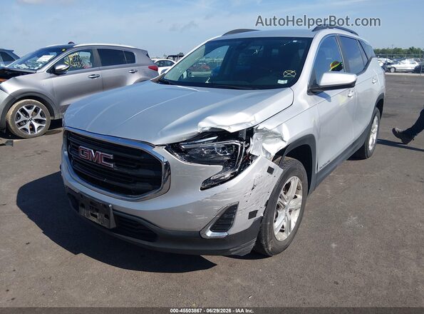 3GKALMEV8ML402269 2021 GMC TERRAIN Silver Front view