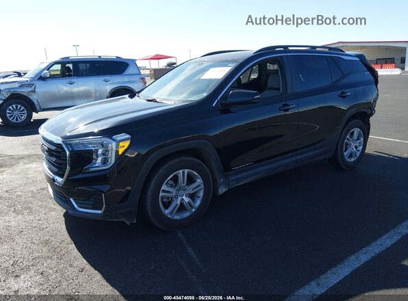 3GKALMEV8NL140495 2022 GMC TERRAIN Black Przód lewy