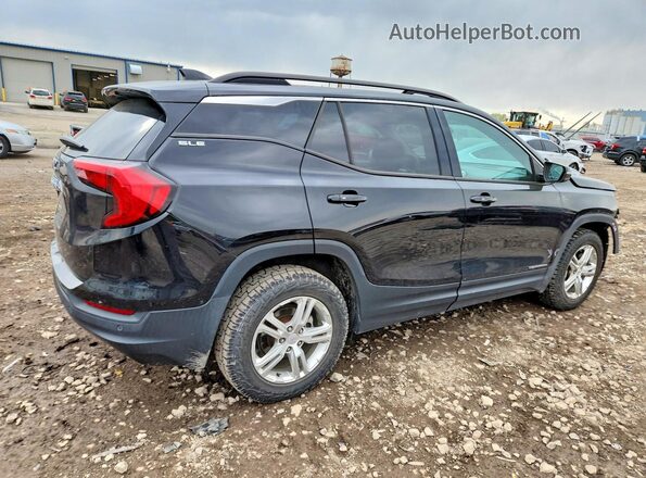 3GKALMEV9JL151838 2018 GMC TERRAIN Черный Задняя правая четверть