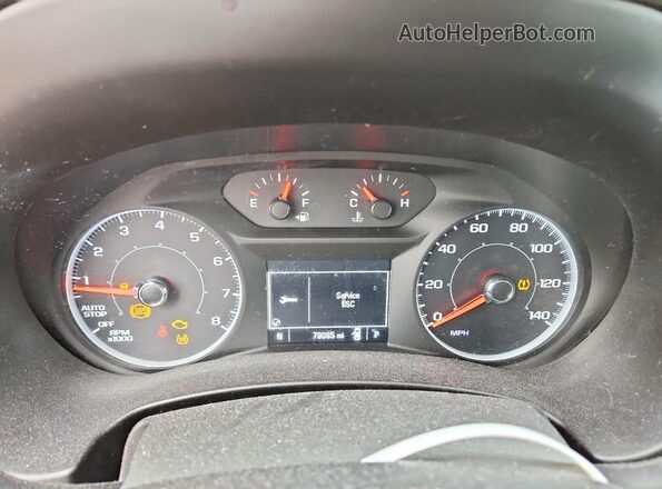 3GKALMEV9JL151838 2018 GMC TERRAIN Черный Вид щитка приборов
