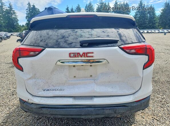 3GKALMEV9JL349013 2018 GMC TERRAIN White Հետևի տեսք