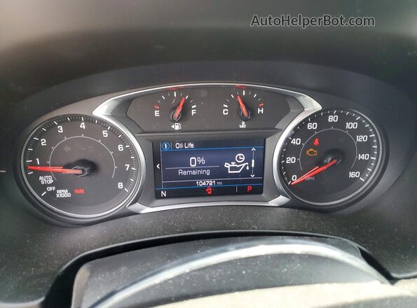 3GKALMEV9KL385091 2019 GMC TERRAIN Серый Вид щитка приборов