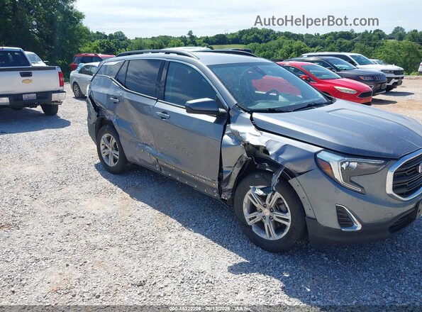 3GKALMEV9LL145718 2020 GMC TERRAIN Gray Вид спереду
