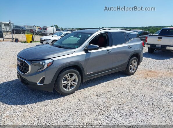 3GKALMEV9LL145718 2020 GMC TERRAIN Gray Передня ліва чверть