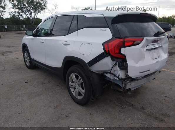 3GKALMEV9LL156184 2020 GMC TERRAIN Белый Задняя левая четверть