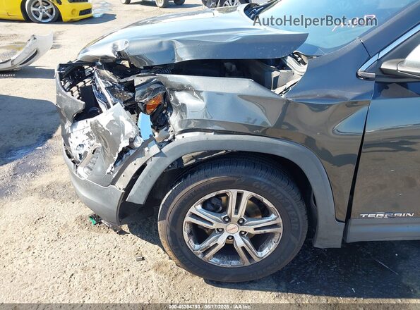 3GKALMEVXJL254928 2018 GMC TERRAIN Серый Вид спереди