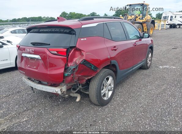 3GKALMEVXKL105467 2019 GMC TERRAIN Red Trasero derecho