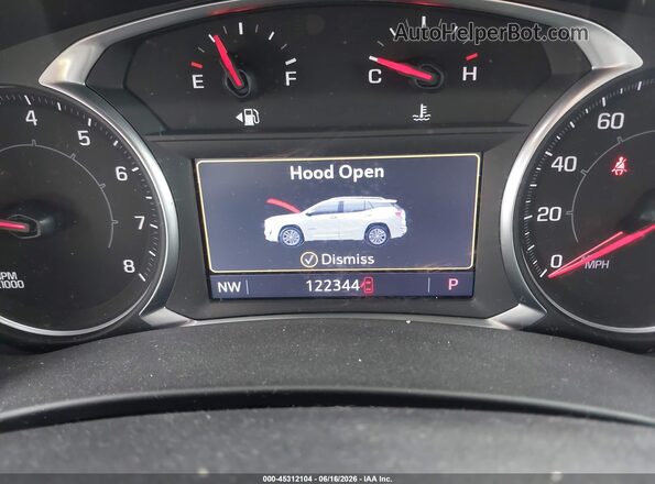 3GKALMEVXKL105467 2019 GMC TERRAIN Red Vista de los asientos traseros