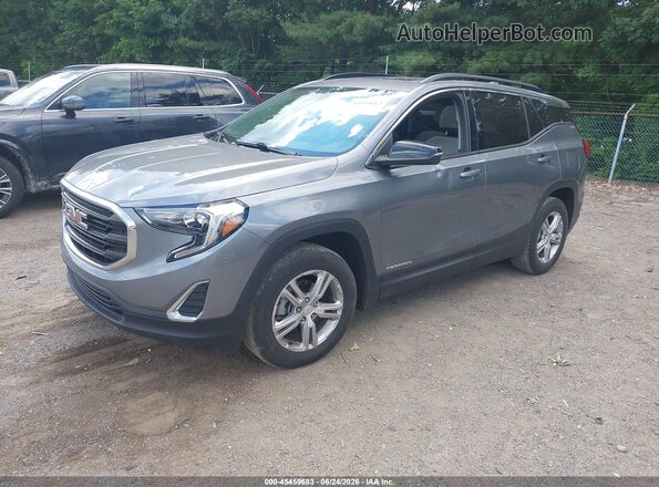 3GKALMEVXKL218092 2019 GMC TERRAIN Gray Przód lewy
