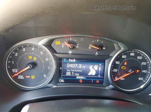 3GKALMEVXKL260827 2019 GMC TERRAIN Gray Vista del cuadro de instrumentos
