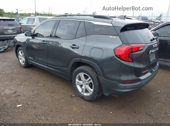 3GKALMEVXKL400746 2019 GMC TERRAIN Серый Задняя левая четверть