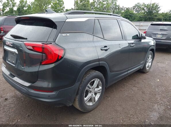 3GKALMEVXKL400746 2019 GMC TERRAIN Серый Задняя правая четверть