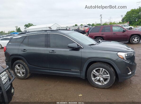 3GKALMEVXKL400746 2019 GMC TERRAIN Серый Вид задней части салона