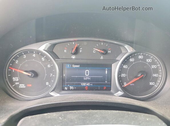 3GKALMEVXLL200953 2020 GMC TERRAIN White Widok zestawu wskaźników
