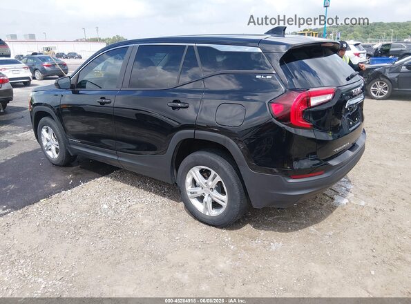 3GKALMEVXNL108292 2022 GMC TERRAIN Black უკანა მარცხენა