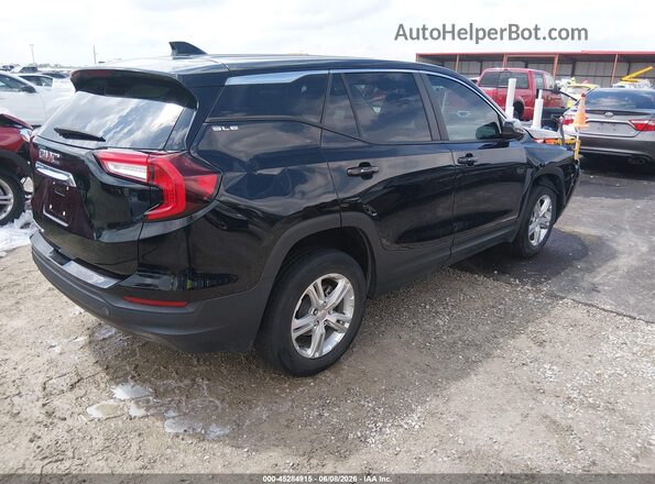 3GKALMEVXNL108292 2022 GMC TERRAIN Black უკანა მარჯვენა