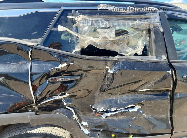 3GKALMEVXNL128915 2022 GMC TERRAIN Black Widok wnętrza z tyłu