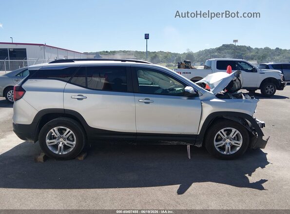 3GKALMEVXNL189634 2022 GMC TERRAIN Silver Vista interior de 360 grados