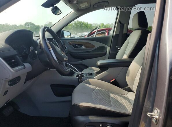 3GKALMEX0JL134640 2018 GMC TERRAIN Gray წინა სალონის ხედი