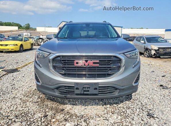 3GKALMEX0JL134640 2018 GMC TERRAIN Gray წინა ხედი