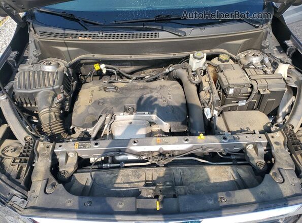 3GKALMEX0JL134640 2018 GMC TERRAIN Gray ძრავის განყოფილების ხედი