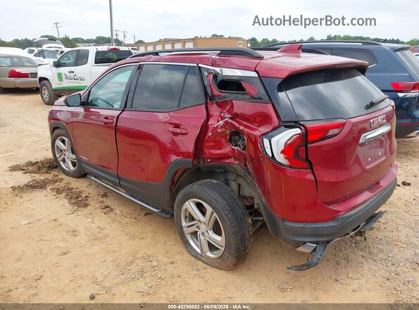 3GKALMEX2JL118522 2018 GMC TERRAIN Red Rear left