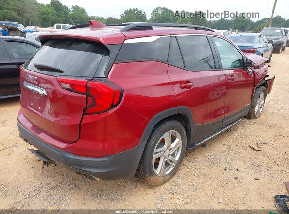 3GKALMEX2JL118522 2018 GMC TERRAIN Red Rear right