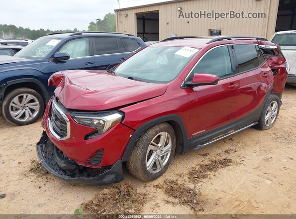 3GKALMEX2JL118522 2018 GMC TERRAIN Red Front left