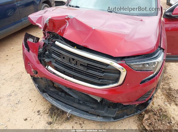 3GKALMEX2JL118522 2018 GMC TERRAIN Red Front view