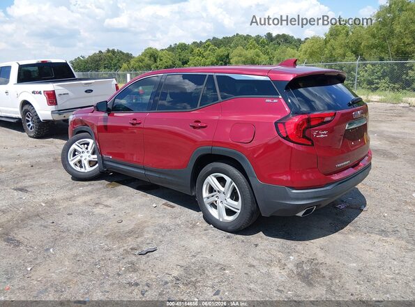 3GKALMEX2JL136275 2018 GMC TERRAIN Red Задня ліва чверть