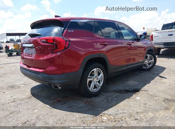 3GKALMEX2JL136275 2018 GMC TERRAIN Red Задня права чверть