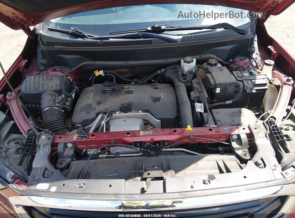 3GKALMEX2JL136275 2018 GMC TERRAIN Red Вид ззаду