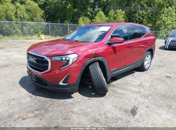 3GKALMEX2JL136275 2018 GMC TERRAIN Red Передня ліва чверть