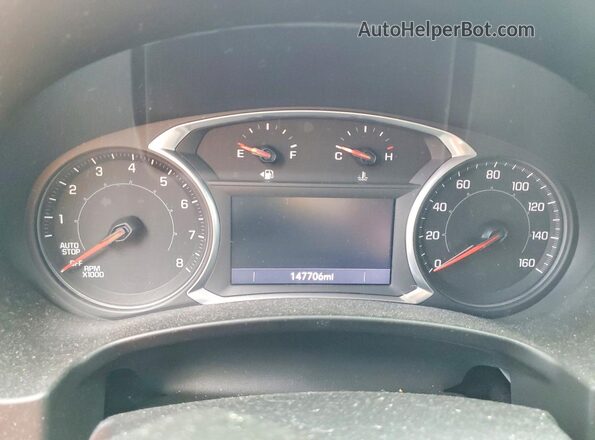 3GKALMEX3KL288955 2019 GMC TERRAIN White Widok zestawu wskaźników
