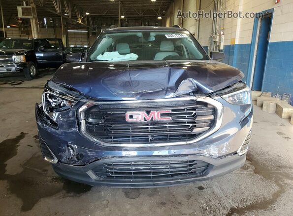 3GKALMEX4JL128663 2018 GMC TERRAIN Blue Front view