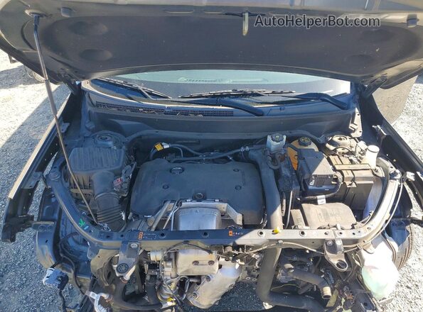 3GKALMEX5JL288325 2018 GMC TERRAIN Black Vista del compartimento del motor