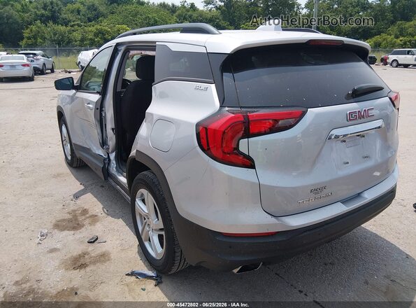 3GKALMEX6JL129250 2018 GMC TERRAIN Silver Tył lewy