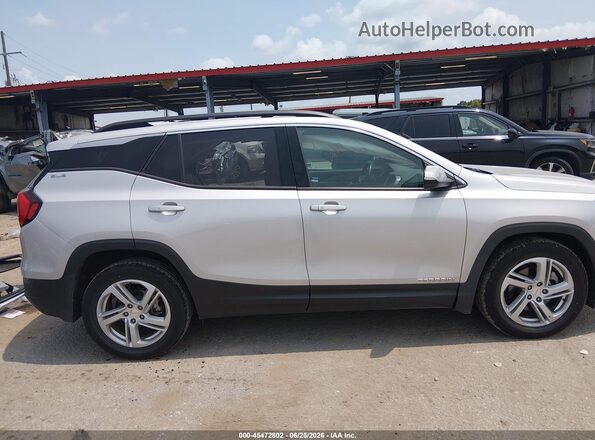 3GKALMEX6JL129250 2018 GMC TERRAIN Silver Widok wnętrza 360 stopni