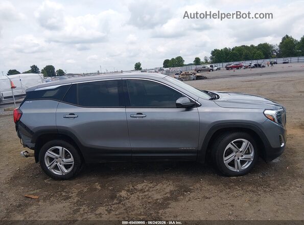3GKALMEX7KL285931 2019 GMC TERRAIN Gray Սալոնի հետևի տեսք