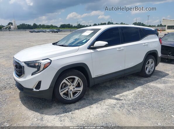 3GKALMEX8JL126589 2018 GMC TERRAIN White Передня ліва чверть